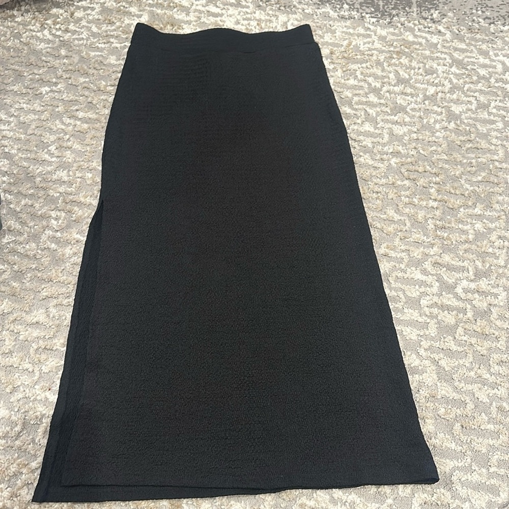shein black skirt